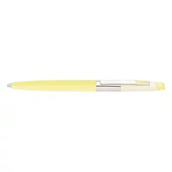 Golyóstoll ICO 70 nyomógombos pasztell sárga tolltest 0,8mm kék írásszín