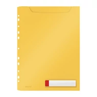 Lefűzhető genotherm LEITZ Cosy Privacy Jumbo A/4 200 mikron melegsárga 3 db/csomag