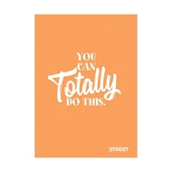 Füzet STREET PP Neon A/4 42 lapos sima