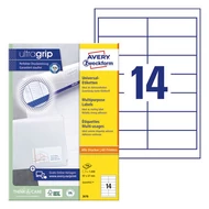 Etikett AVERY 3678 97x37 mm fehér univerzális 1400 címke/doboz 100 ív/doboz