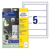 Gerinc címke AVERY C32267-10 54x190mm 50 címke/doboz 10 ív/doboz Gerinc címke AVERY C32267-10 54x190mm 50 címke/doboz 10 ív/doboz
