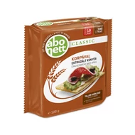 Extrudált kenyér ABONETT Classic teljes kiörlésű korpával 100g Extrudált kenyér ABONETT Classic teljes kiörlésű korpával 100g