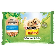 Állateledel alutasakos PURINA Friskies Junior kutyáknak multipack aszpikos 4x100g Állateledel alutasakos PURINA Friskies Junior kutyáknak multipack aszpikos 4x100g
