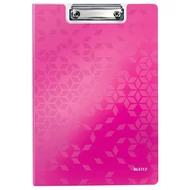 Felírótábla LEITZ Wow A/4 kemény műanyag fedeles rózsaszín