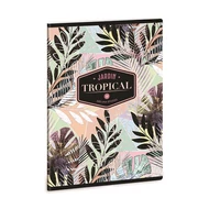 Füzet ARS UNA A/5 40 lapos Extra kapcsos kockás Tropical Leaf Füzet ARS UNA A/5 40 lapos Extra kapcsos kockás Tropical Leaf