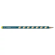 Grafitceruza STABILO Easygraph S HB háromszögletű olajzöld vékony balkezes környezetbarát