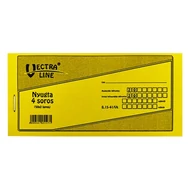 Nyomtatvány nyugta VECTRA-LINE 4 soros 20 db/csomag