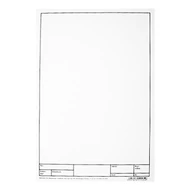 Rajzlap műszaki FORTUNA A/4 180gr keretezett 10 ív/csomag