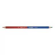 Postairón LYRA Slim hatszögletű vékony piros-kék