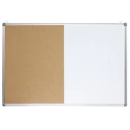 Kombitábla OPTIMA 45x60 parafa/mágneses törölhető alumínium keret Kombitábla OPTIMA 45x60 parafa/mágneses törölhető alumínium keret