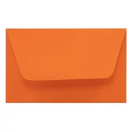 Névjegyboríték színes KASKAD enyvezett 70x105mm 48 narancs 50 db/csomag