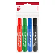 Flipchart marker ICO Artip 11 XXL kerek 1-3mm 4db-os készlet