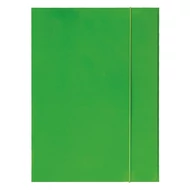 Gumis mappa OPTIMA A/4 fluo zöld 600gr