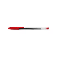 Golyóstoll eldobható kupakos 0,7mm piros 50 db/doboz