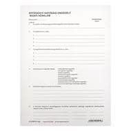 Nyomtatvány építési engedély iránti kérelem dosszié Nyomtatvány építési engedély iránti kérelem dosszié