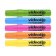 Szövegkiemelő ICO Videotip 1-4mm 5db-os készlet Szövegkiemelő ICO Videotip 1-4mm 5db-os készlet