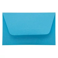 Névjegyboríték színes KASKAD enyvezett 70x105mm 77 vízkék 50 db/csomag