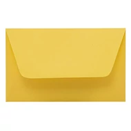 Névjegyboríték színes KASKAD enyvezett 70x105mm 57 citromsárga 50 db/csomag