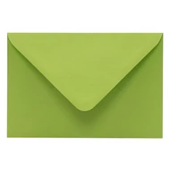 Boríték színes KASKAD LC/6 enyvezett 114x162mm 66 lime zöld 50 db/csomag