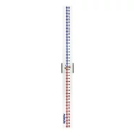 Számegyenes műanyag NEBULO