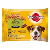 Állateledel alutasakos PEDIGREE Adult kutyáknak 4-pack csirke-marha válogatás 4x100g Állateledel alutasakos PEDIGREE Adult kutyáknak 4-pack csirke-marha válogatás 4x100g