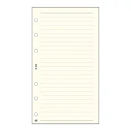 Gyűrűs kalendárium betét SATURNUS S326 vonalas jegyzetlap sárga lapos