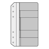 Gyűrűs kalendárium betét SATURNUS S335 névjegytartó