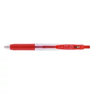 Zseléstoll ZEBRA Sarasa Retractable nyomógombos 0,5 mm piros