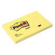 Öntapadós jegyzet 3M Post-it 655 76x127mm sárga 6x100 lap