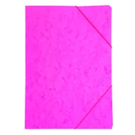 Gumis mappa A/4 prespán pink 345gr