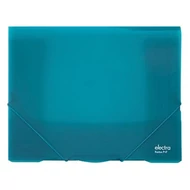 Gumis mappa ELECTRA A/4 műanyag zöld