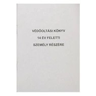 Nyomtatvány védőoltási könyv PÁTRIA 14 év feletti személy részére A/6