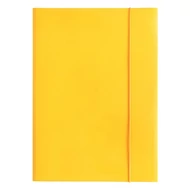 Gumis mappa OPTIMA A/4 sárga 400gr