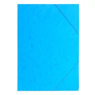 Gumis mappa A/4 prespán világoskék 345gr