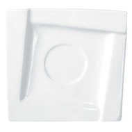 Kávéscsésze alj AMBITION Kubiko fehér 14 cm 6 db/készlet