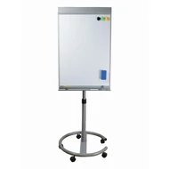 Flipchart tábla OPTIMA mágneses felület gurulós 70x100cm mobil állítható magasság