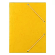 Gumis mappa DONAU A/4 prespán sárga