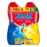 Mosogatógép gél SOMAT Gel Excelence duo 2 x 630 ml 70 mosás Mosogatógép gél SOMAT Gel Excelence duo 2 x 630 ml 70 mosás