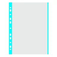 Lefűzhető genotherm DONAU A/4 40 mikron víztiszta kék szélű 100 db/csomag