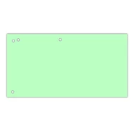Elválasztócsík DONAU 105x235 mm karton zöld 100 db/csomag