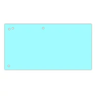 Elválasztócsík DONAU 105x235 mm karton kék 100 db/csomag
