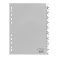 Regiszter DURABLE műanyag A/4 A-Z 20 részes szürke
