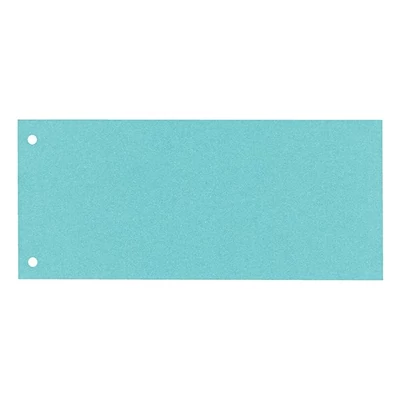 Elválasztócsík ESSELTE 105X240 mm karton kék 100 db/csomag