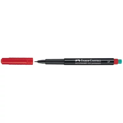 Alkoholos marker FABER-CASTELL S 0,4 mm piros