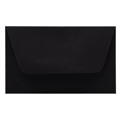 Névjegyboríték színes KASKAD enyvezett 70x105mm 99 fekete 50 db/csomag