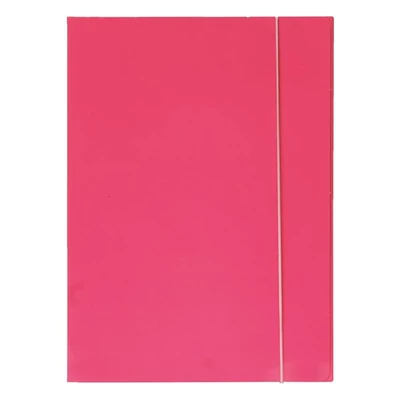 Gumis mappa OPTIMA A/4 fluo pink 600gr