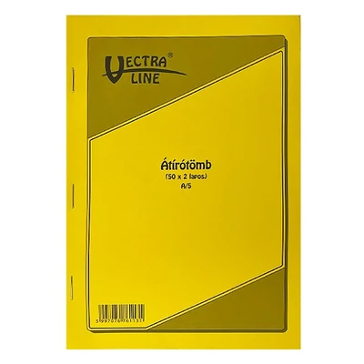 Önátírótömb VECTRA-LINE A/5 50x2 példány
