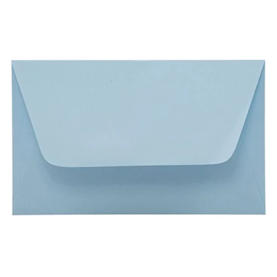 Névjegyboríték színes KASKAD enyvezett 70x105mm 72 azúr kék 50 db/csomag