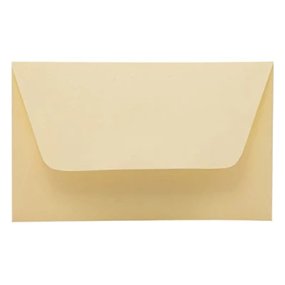 Névjegyboríték színes KASKAD enyvezett 70x105mm 54 chamois 50 db/csomag