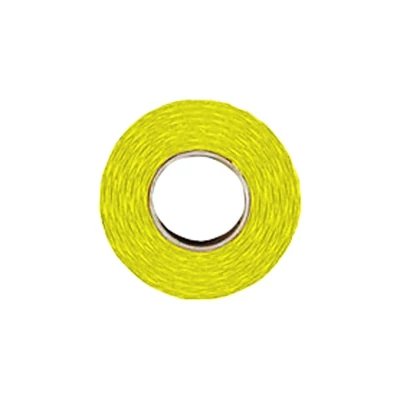 Árazószalag FORTUNA 25x16 mm perforált sárga 10 tekercs/csomag